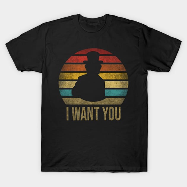 American State I Want You USA T-Shirt by The Agile Store